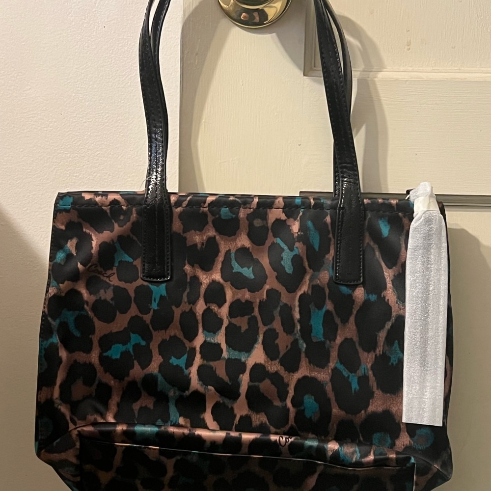 Coach Jade Ocelot Tote